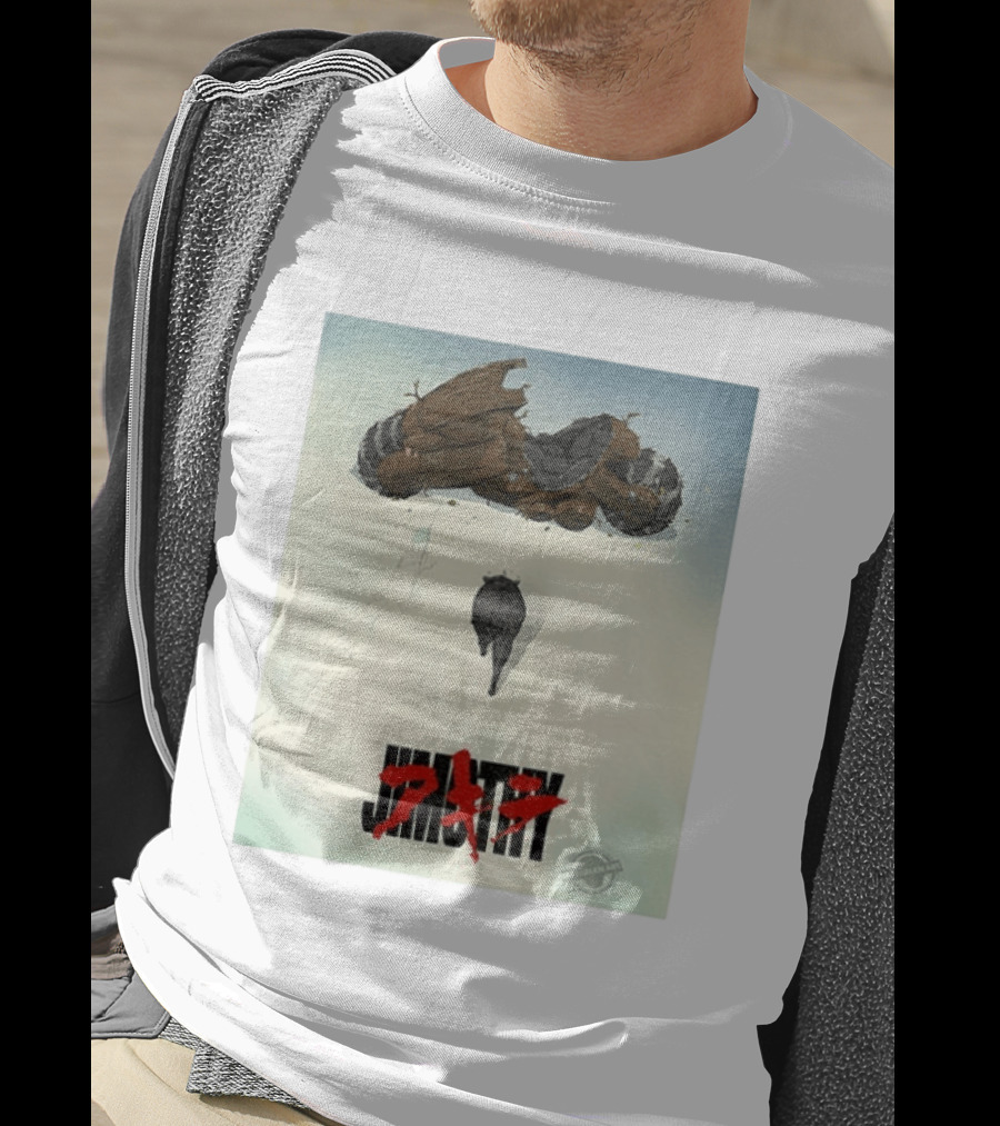 Jimothy Akira Kaneda Bike Homage Neo Tokyo Anime T-Shirt