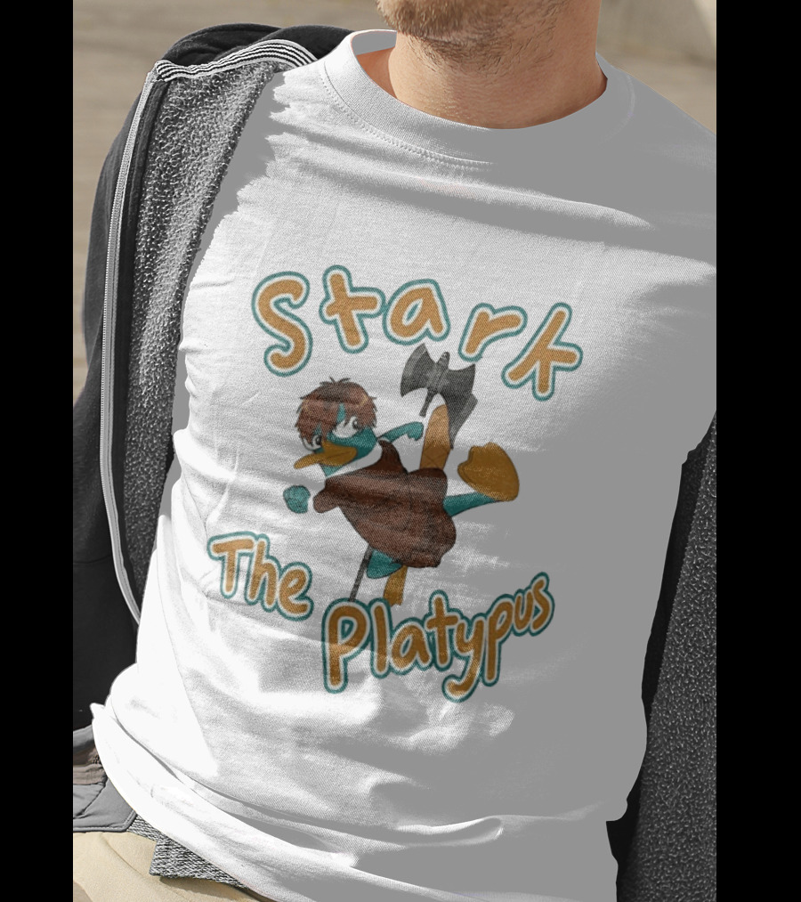 Stark Perry The Platypus Crossover Character Mashup T-Shirt