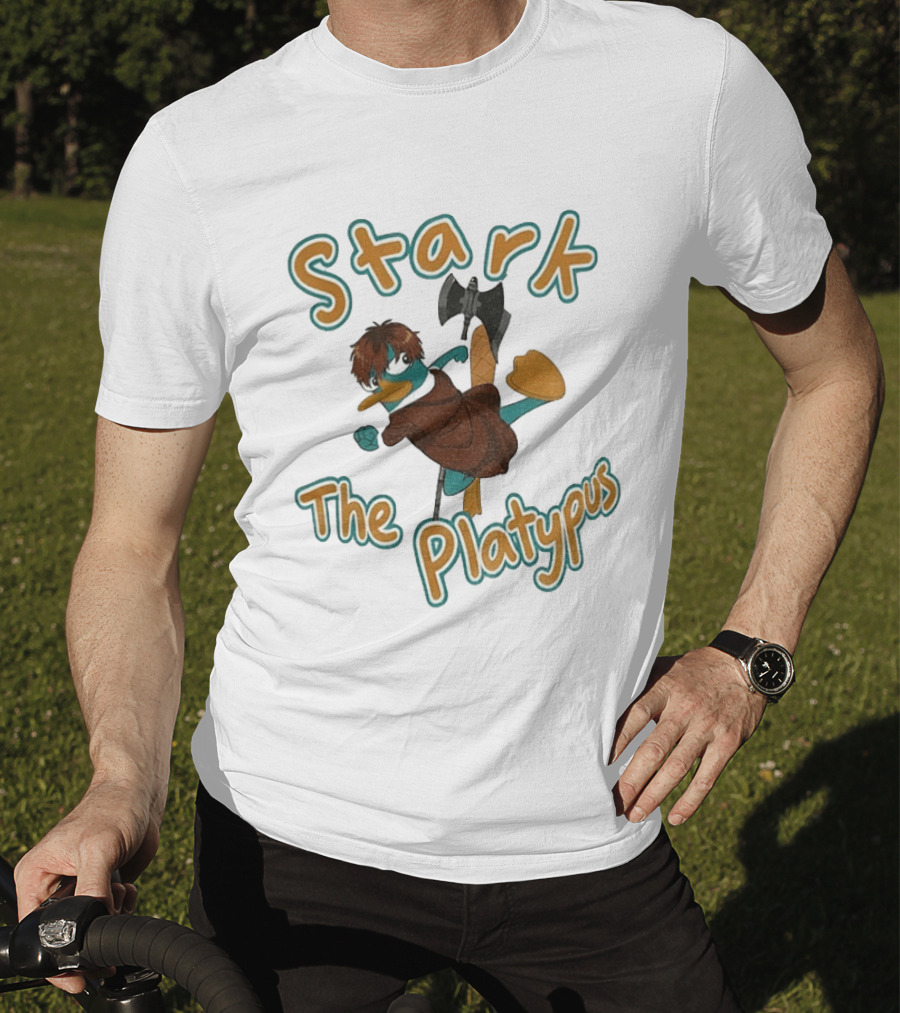 Stark Perry The Platypus Crossover Character Mashup T-Shirt