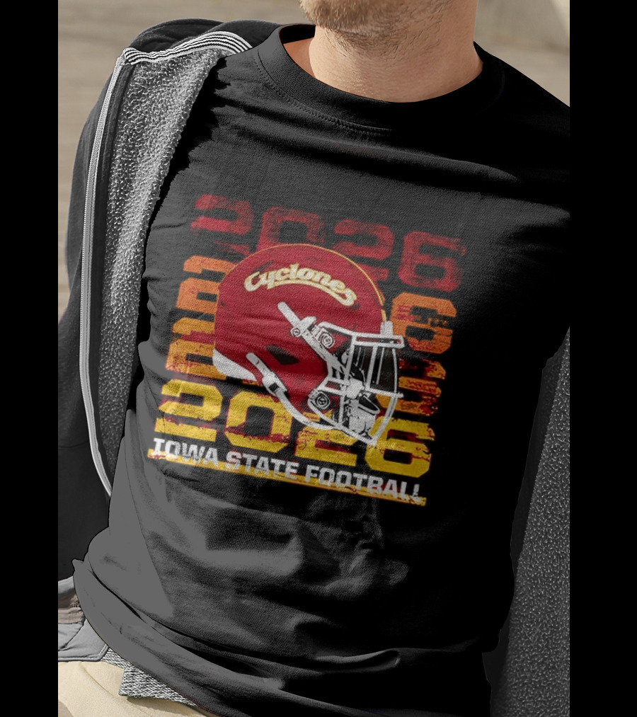 Cyclones Helmet 2026 Iowa State Football Gameday T-Shirt