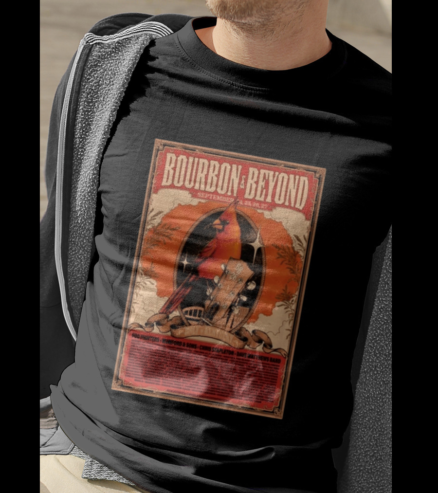 Bourbon & Beyond September 24 25 26 27 Louisville Kentucky Foo Fighters Mumford & Sons Chris Stapleton Dave Matthews Band T-Shirt
