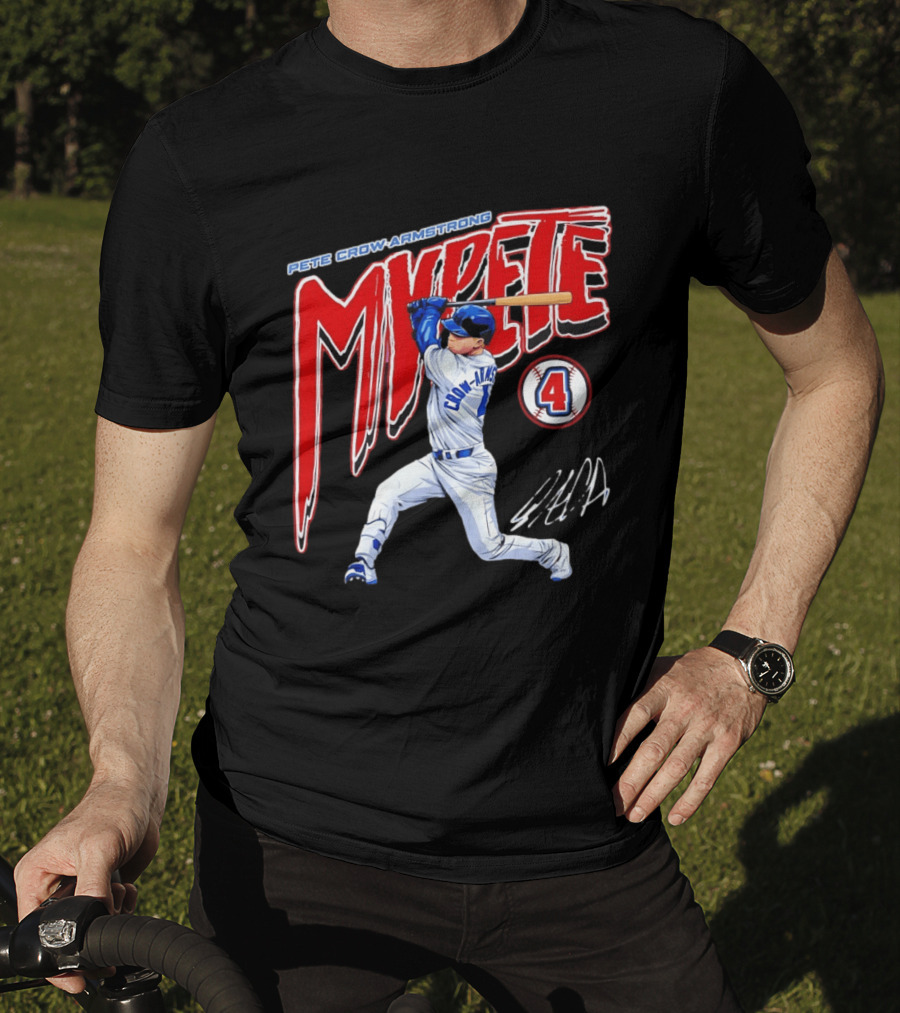 Pete Crow Armstrong MVPete Chicago Cubs Baseball Number 4 T-Shirt