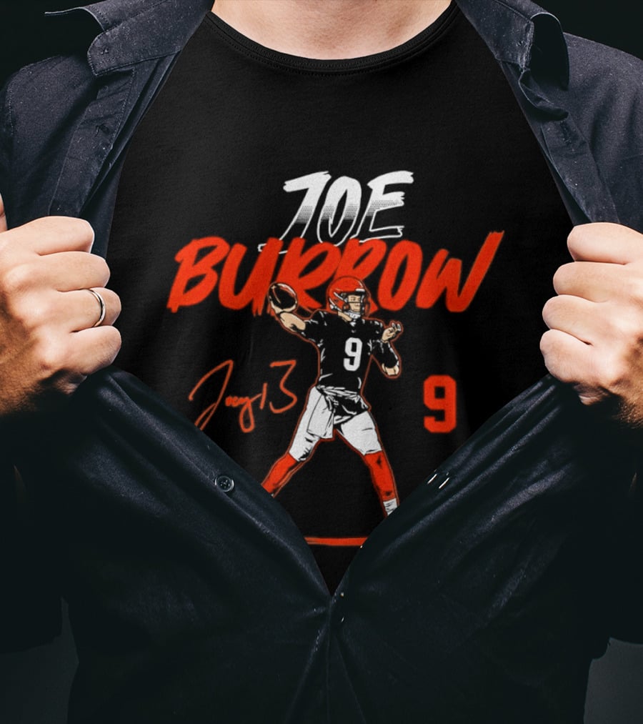 Joe Burrow 9 Cleveland Browns 2026 Football Quarterback T-Shirt