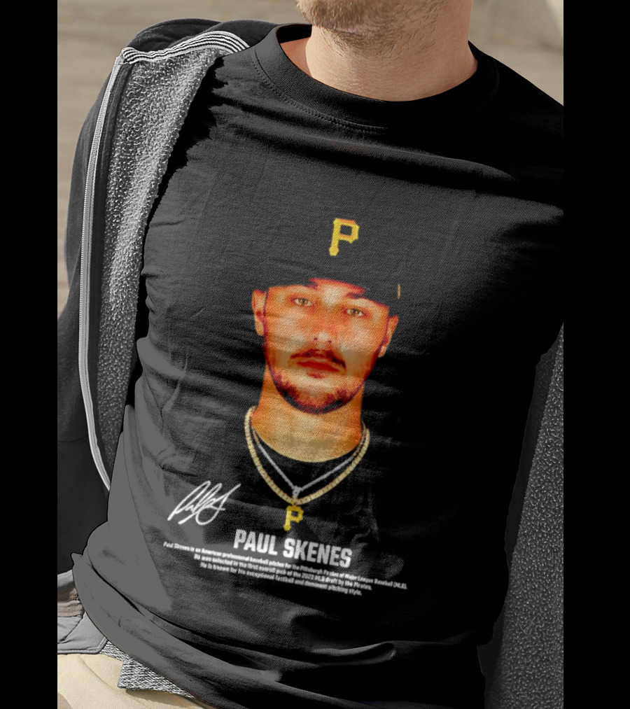 Paul Skenes Pittsburgh Pirates American Professional Baseball Player T-Shirt