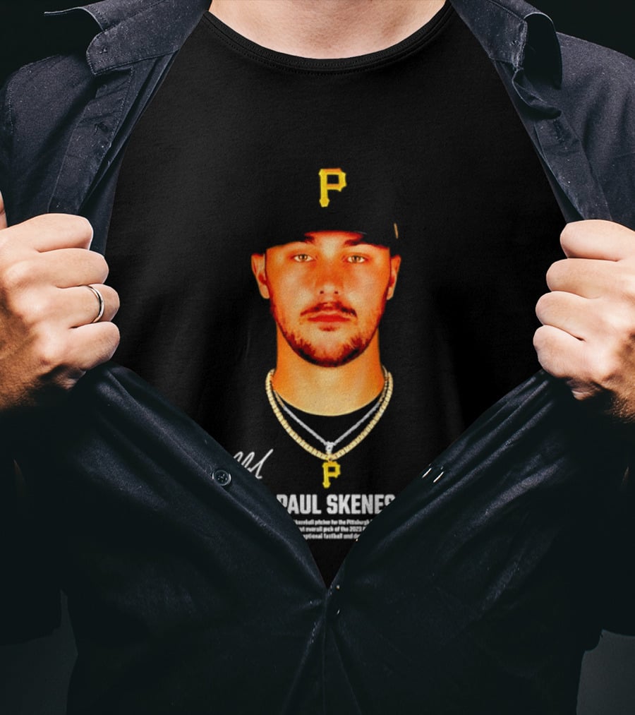 Paul Skenes Pittsburgh Pirates American Professional Baseball Player T-Shirt
