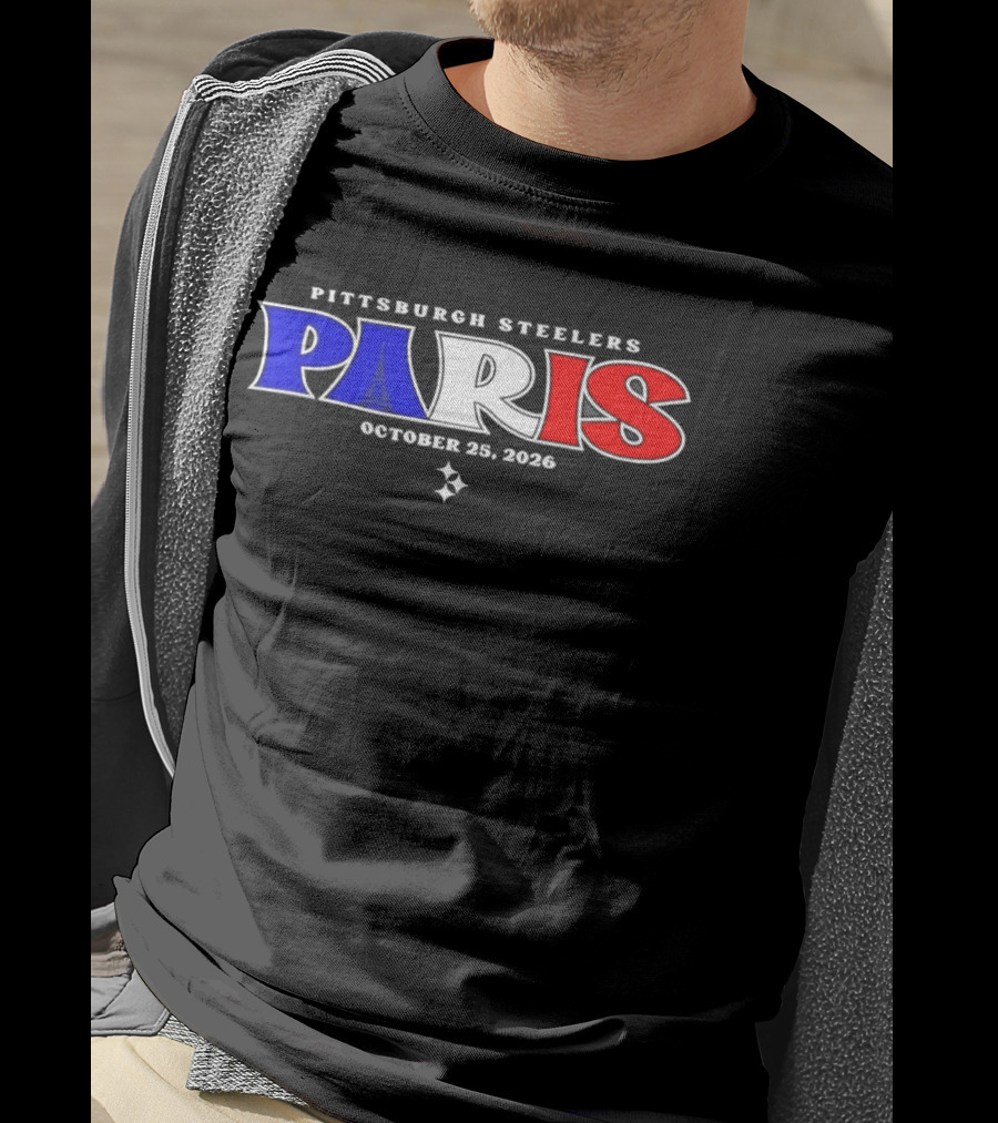 Pittsburgh Steelers Paris October 25 2026 T-Shirt