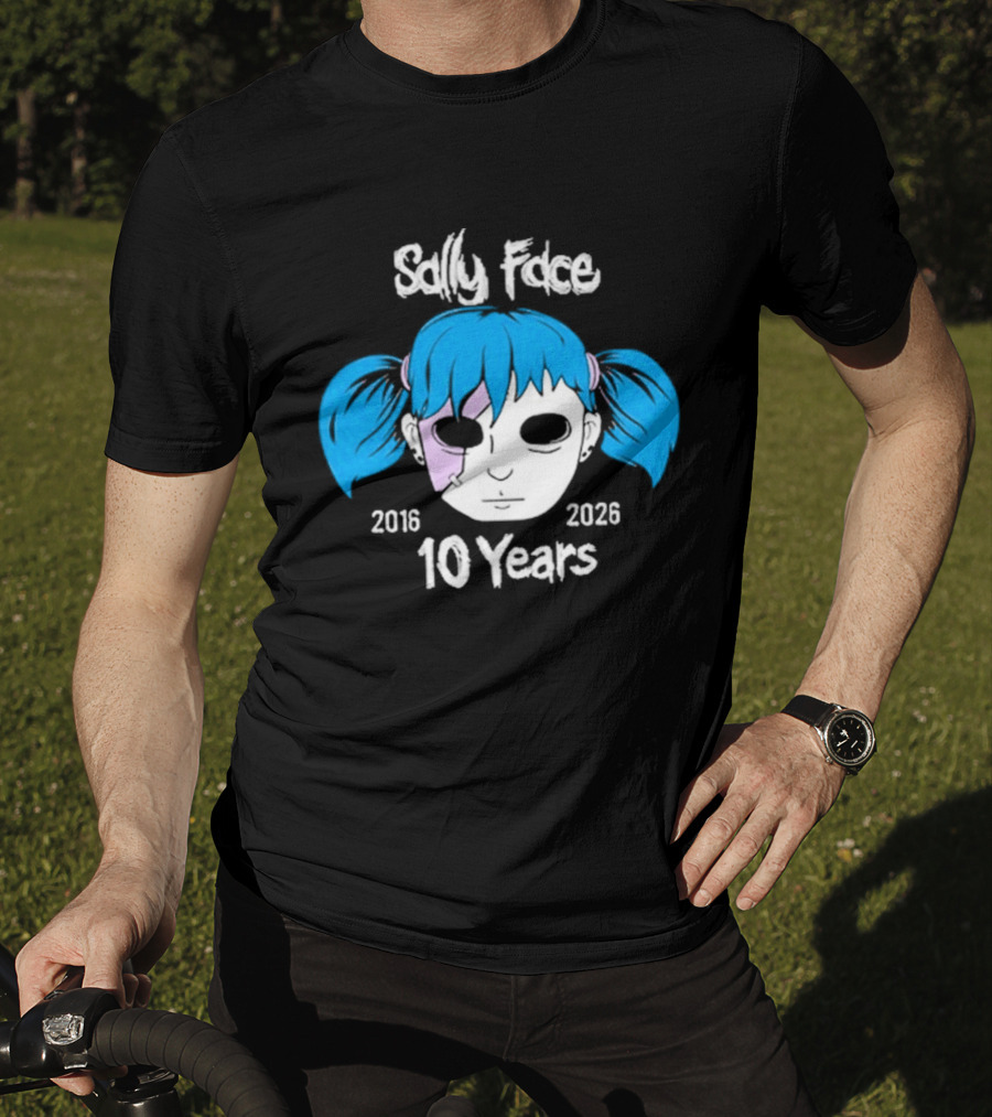 Sally Face 10 Years Anniversary 2016 2026 T-Shirt
