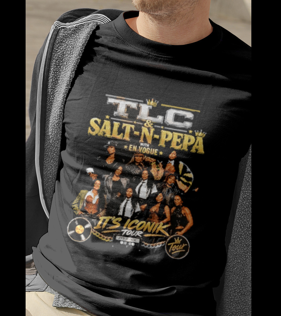 TLC Salt N Pepa En Vogue It's Iconik Tour 2026 T-Shirt