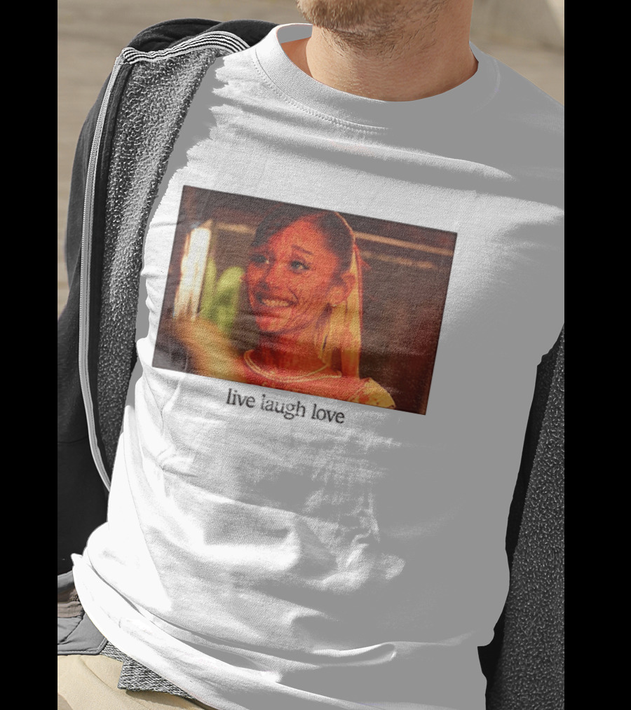 Ariana Grande Horror Movie Blood Scene Live Laugh Love T-Shirt