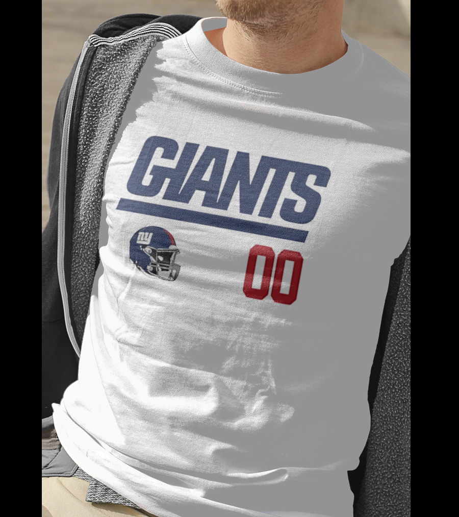 New York Giants 00 Football Helmet Giants T-Shirt