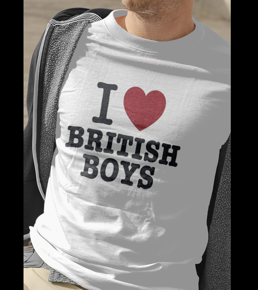 I Love British Boys Noah Schnapp Fanwear T-Shirt