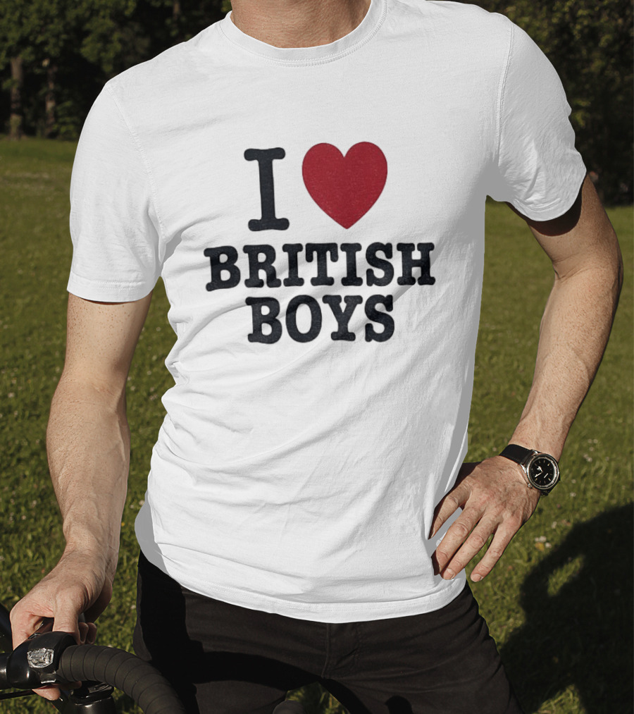 I Love British Boys Noah Schnapp Fanwear T-Shirt