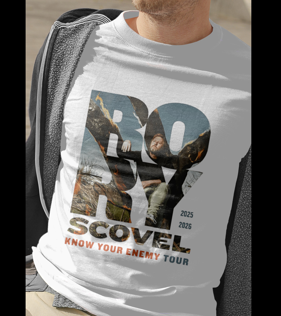 Rory Scovel Know Your Enemy Tour 2023 2026 Fire Backdrop T-Shirt