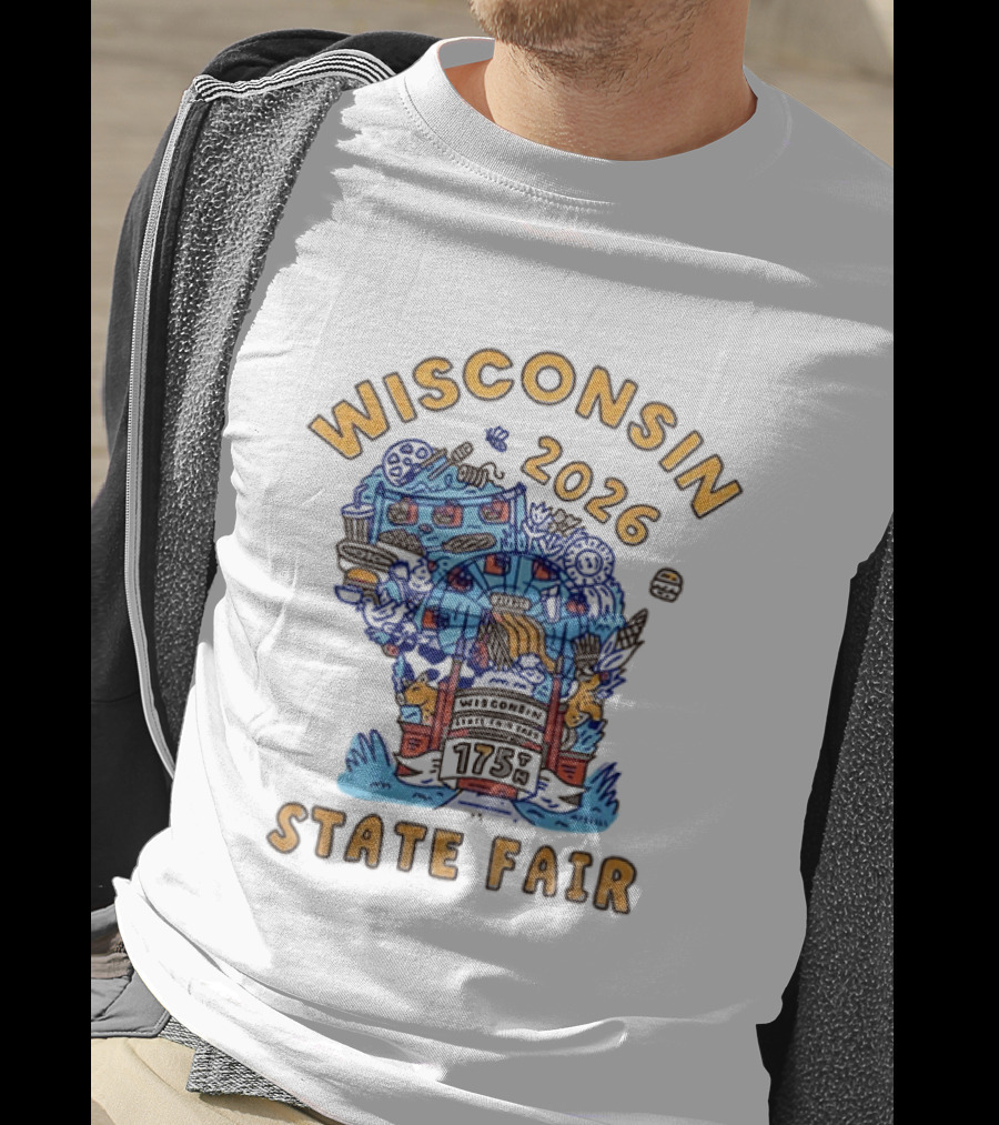 Wisconsin 2026 State Fair 175th Anniversary Celebration T-Shirt