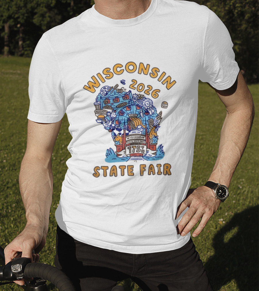 Wisconsin 2026 State Fair 175th Anniversary Celebration T-Shirt