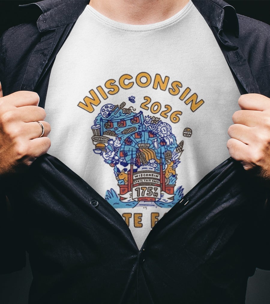 Wisconsin 2026 State Fair 175th Anniversary Celebration T-Shirt