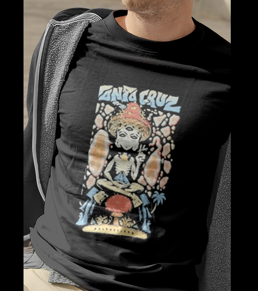 Boardertown Santa Cruz Winkowski Spaced Out Trippy 70s T-Shirt