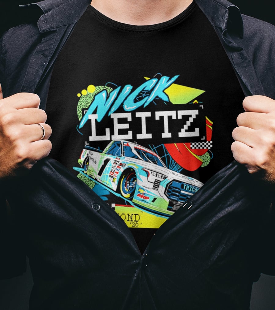Nick Leitz Richmond NC Tricon Truck Series 2026 Racing T-Shirt