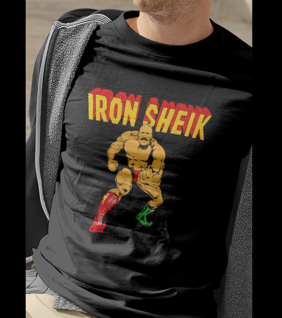 Iron Sheik Wrestling Legend Iconic Wrestler T-Shirt