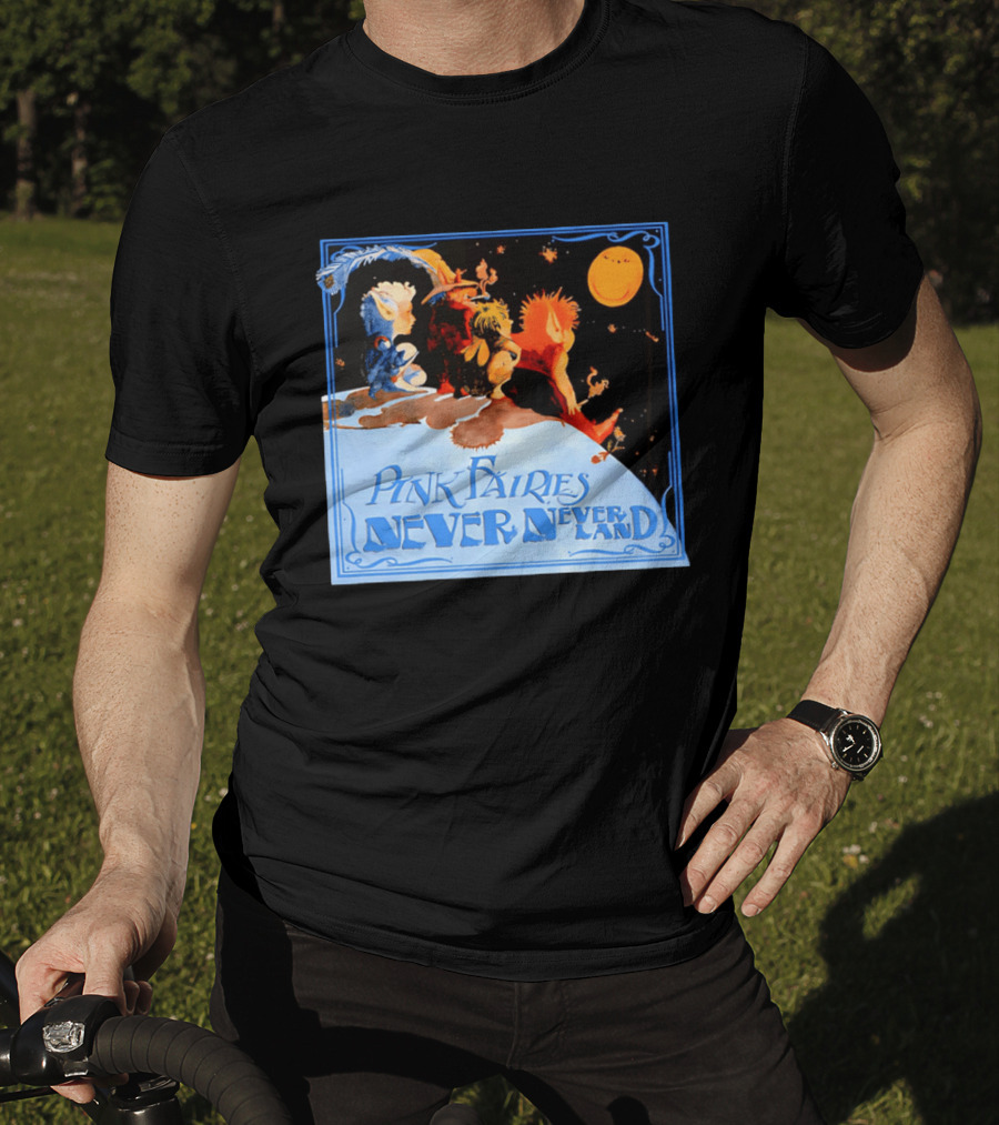 Pink Fairies Never Never Land Vintage Fantasy T-Shirt