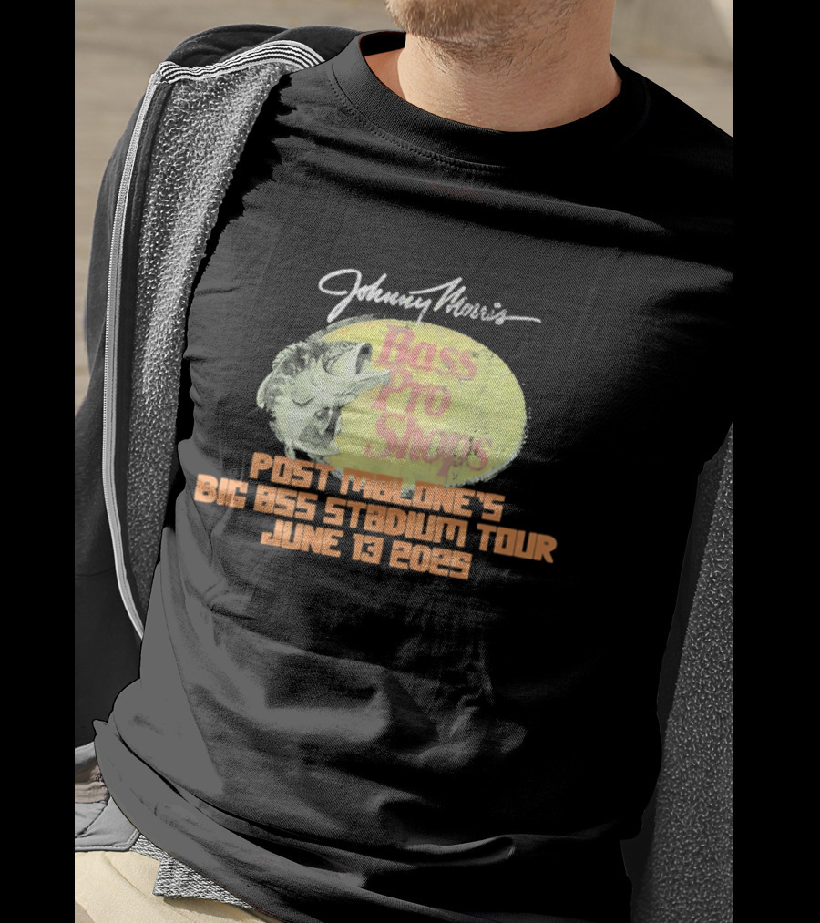 Johnny Morris Bass Pro Shops Post Malone's Big Ass Stadium Tour June 13 2025 T-Shirt