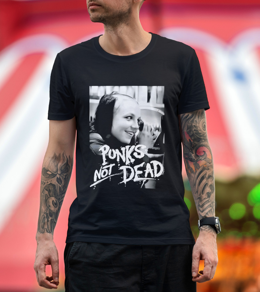 Punks Not Dead Britney Spears Iconic Shaved Look T-Shirt
