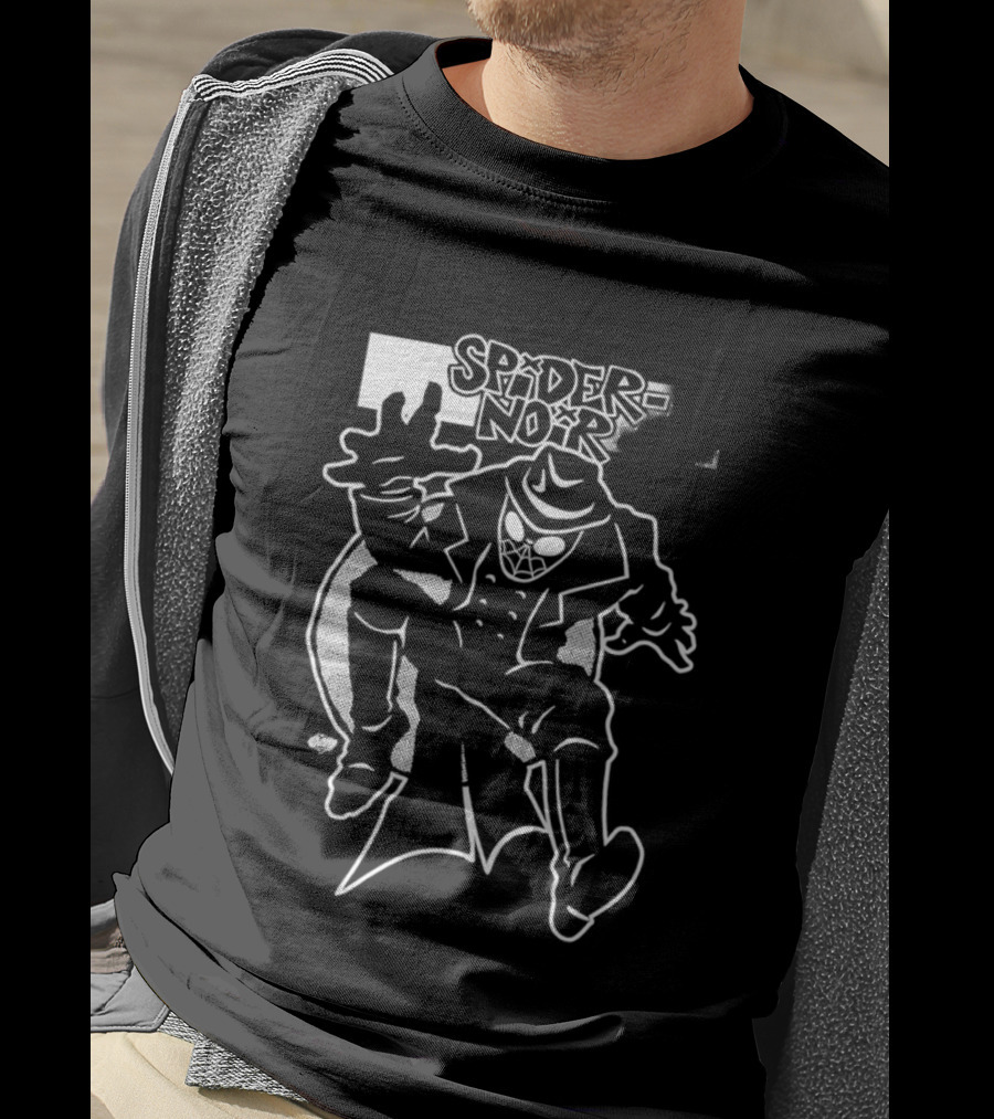 Spider Noir Spider Man Noir Comic Style Hero T-Shirt