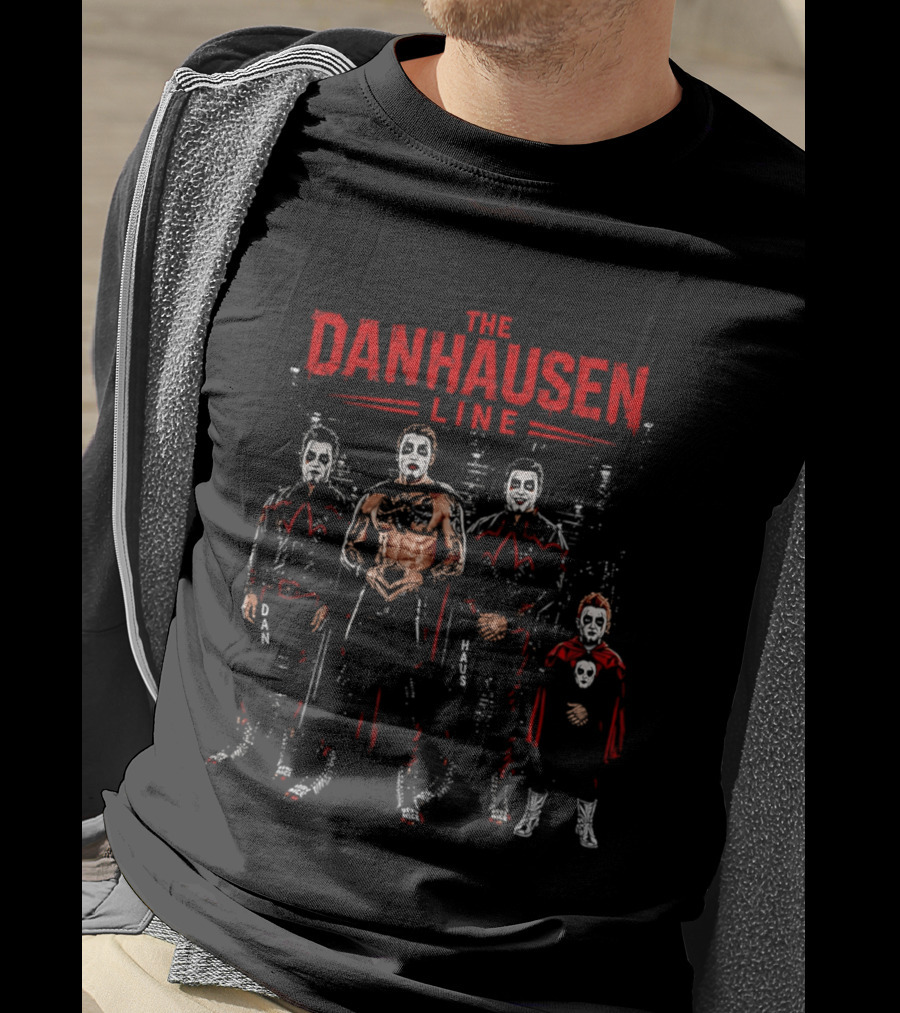 The Danhausen Line Dan Haus Wrestling Characters T-Shirt