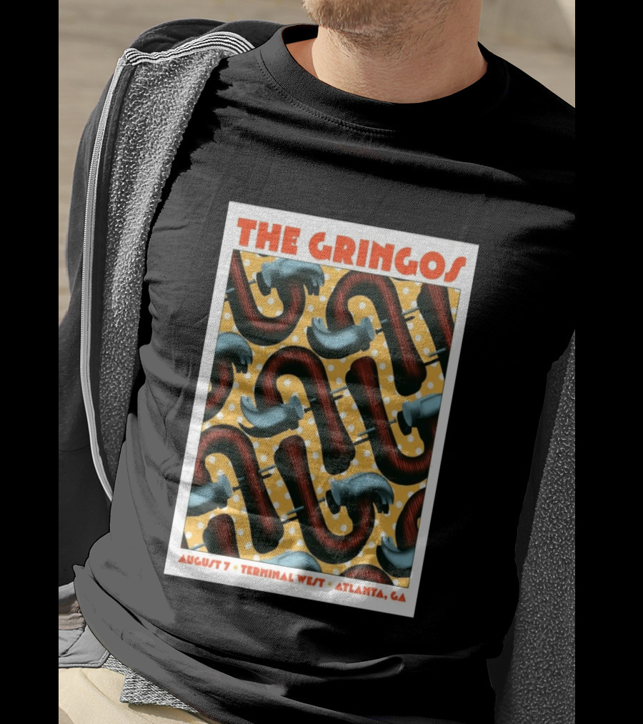 The Gringos August 7 2026 Terminal West Atlanta GA T-Shirt
