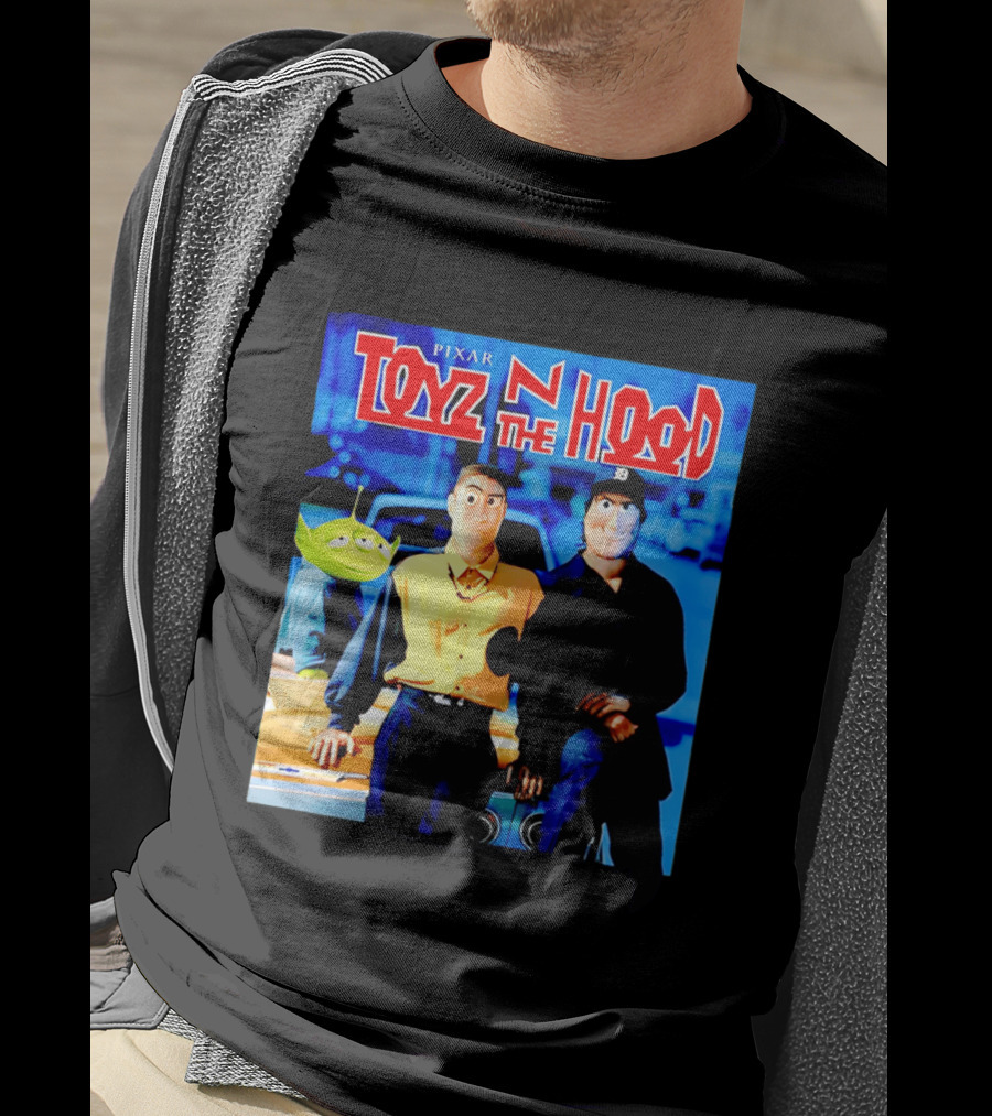 Pixar Toyz N The Hood Parody Toy Story Characters T-Shirt