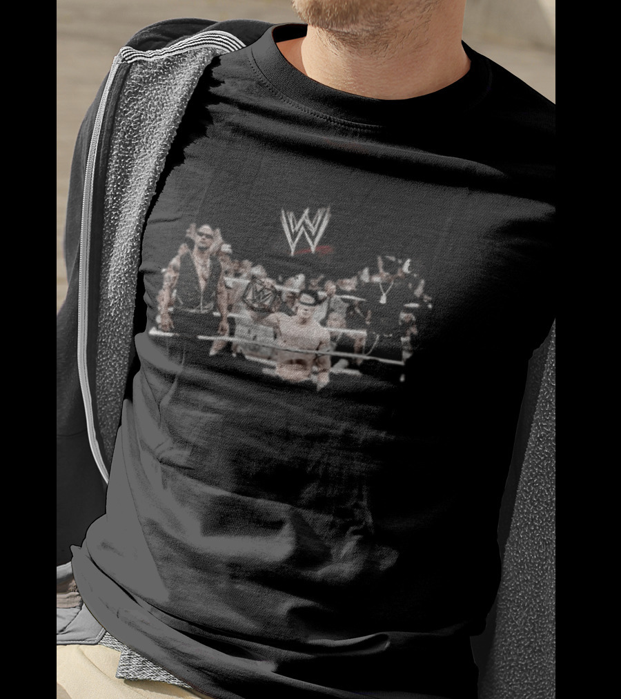 Wrestling Is Real WWE John Rock Travis Championship T-Shirt