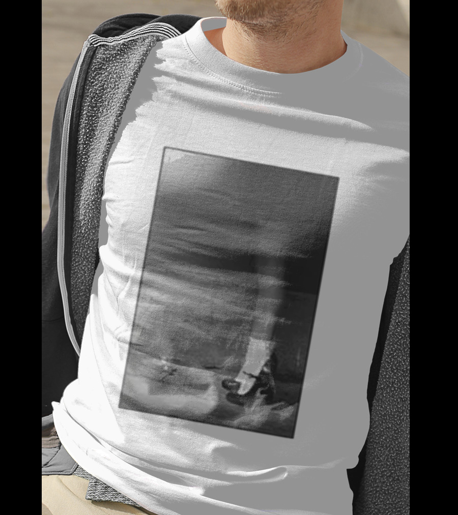 Ariana Grande Petal In The Pavement Vintage Aesthetic Monochrome T-Shirt