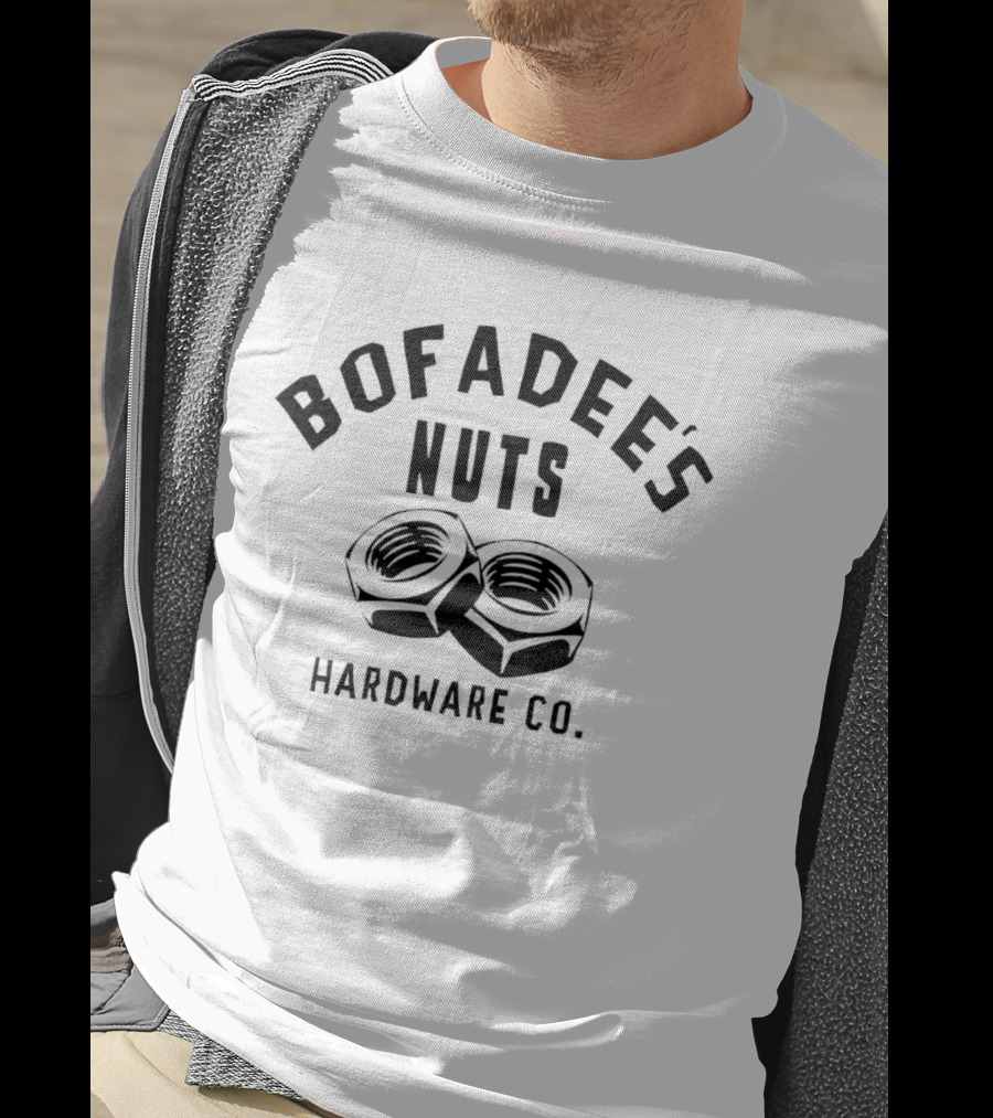 Bofadee's Nuts Hardware Co Two Hexagonal Fasteners T-Shirt