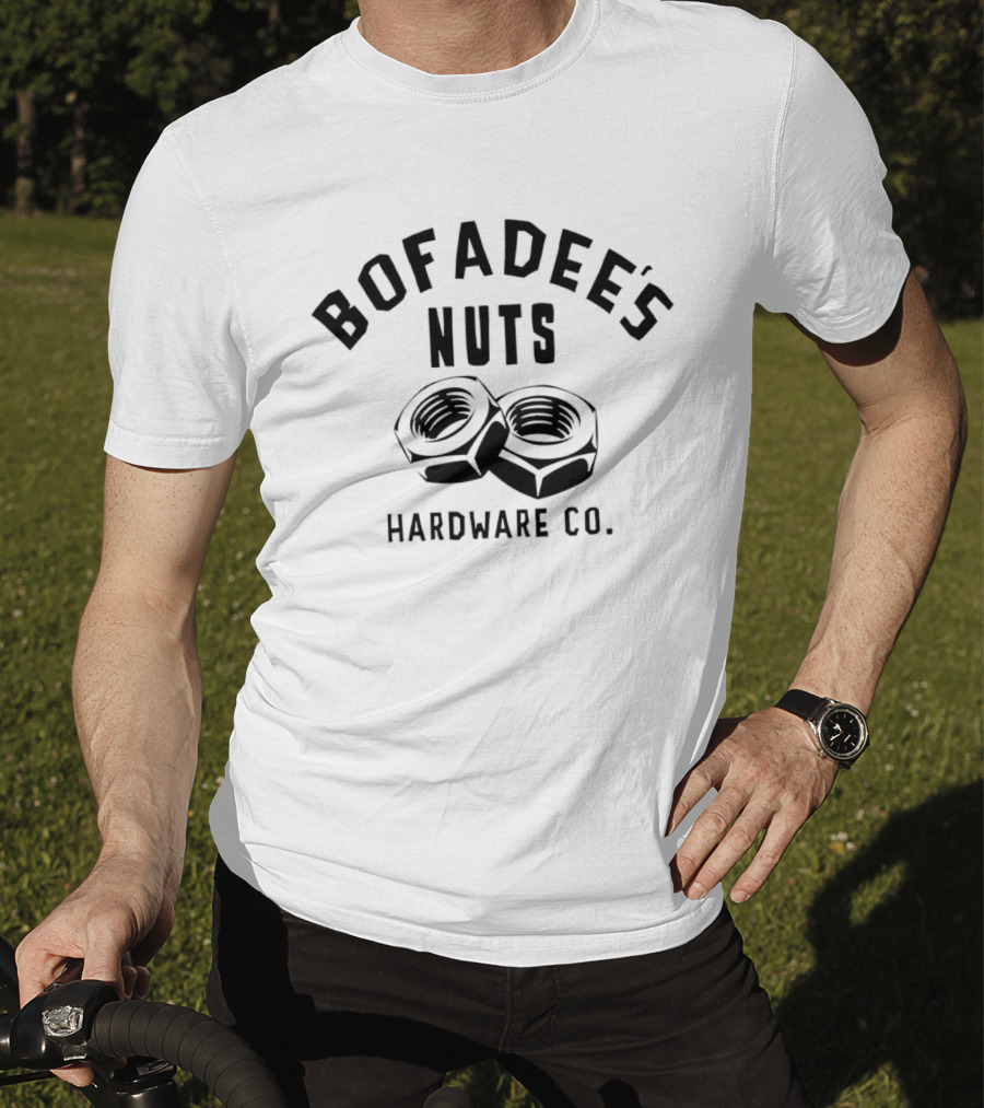 Bofadee's Nuts Hardware Co Two Hexagonal Fasteners T-Shirt