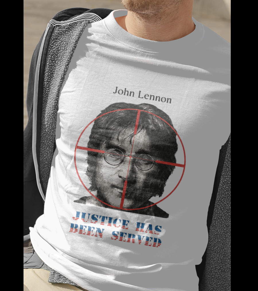 John Lennon Justice Has Been Served Crosshair Target T-Shirt