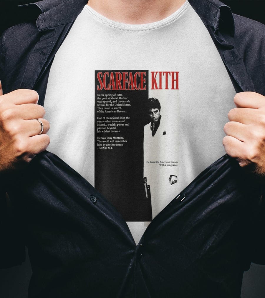 Scarface Kith Tony Montana American Dream 1980 T-Shirt