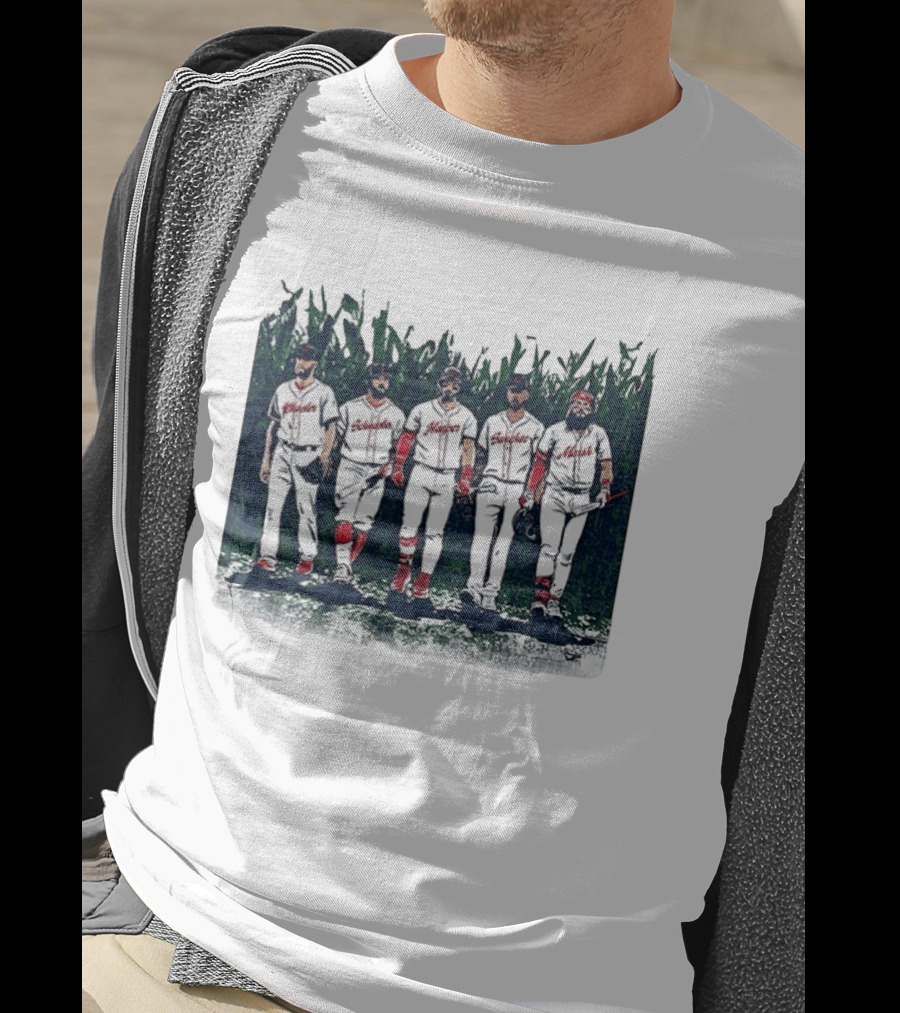 Iowa Cornfield Philadelphia Phillies Baseball Is This Heaven T-Shirt