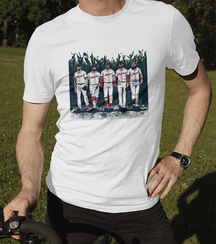 Iowa Cornfield Philadelphia Phillies Baseball Is This Heaven T-Shirt