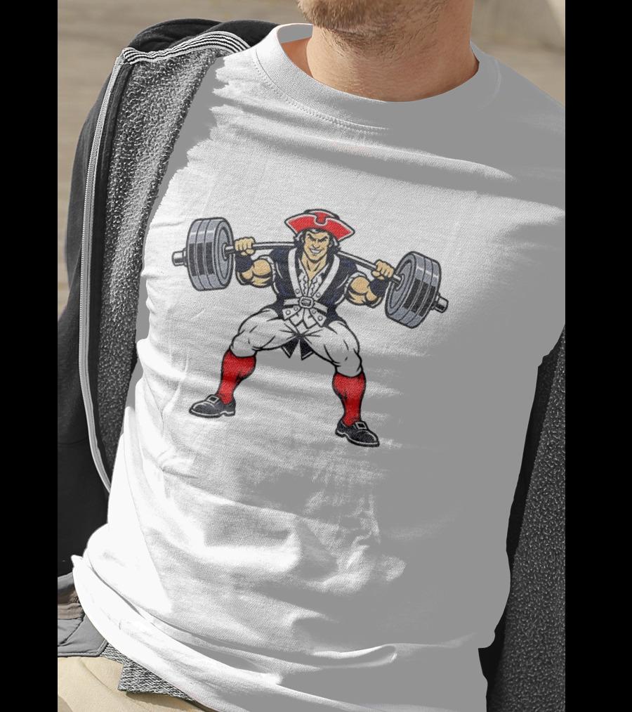 New England Patriots Weightlifting T-Shirt