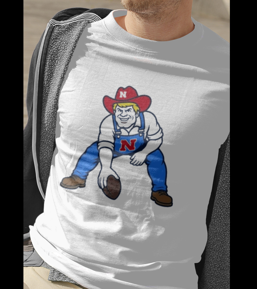 Herbie Husker Nebraska Cornhuskers Iconic Football T-Shirt
