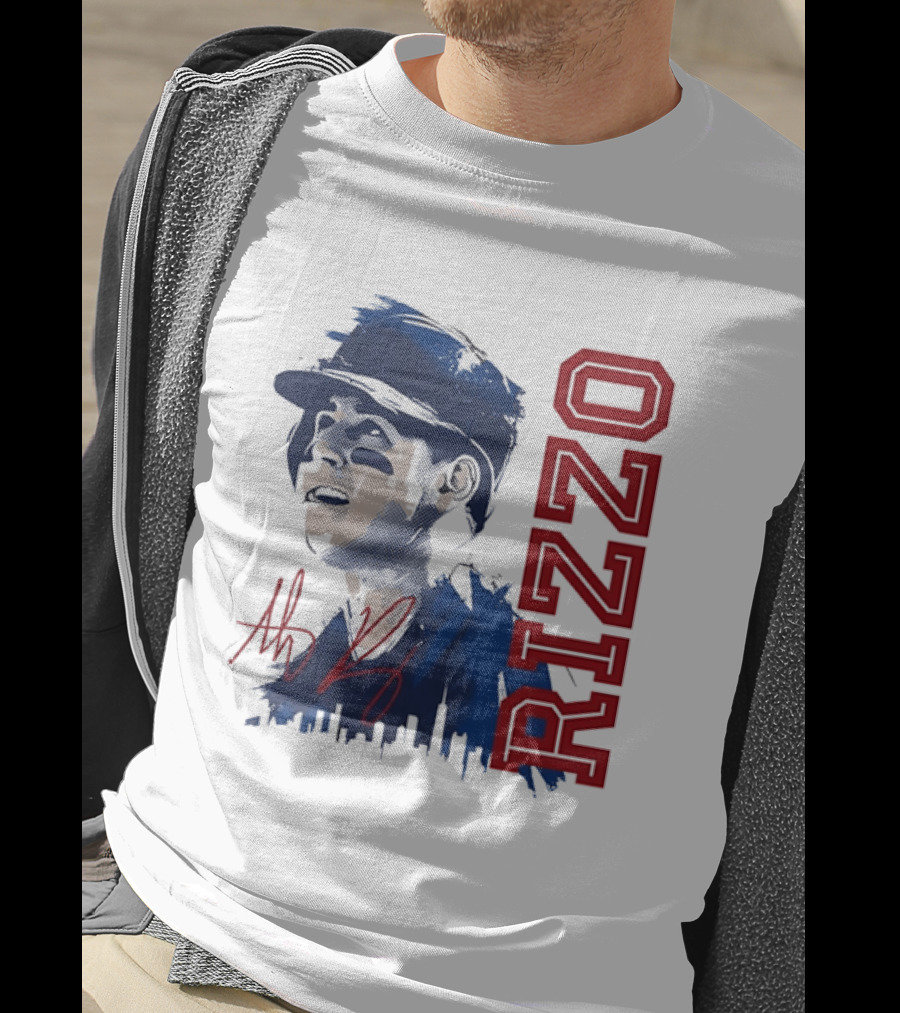 Rizzo Halftone Player Skyline Signatures T-Shirt