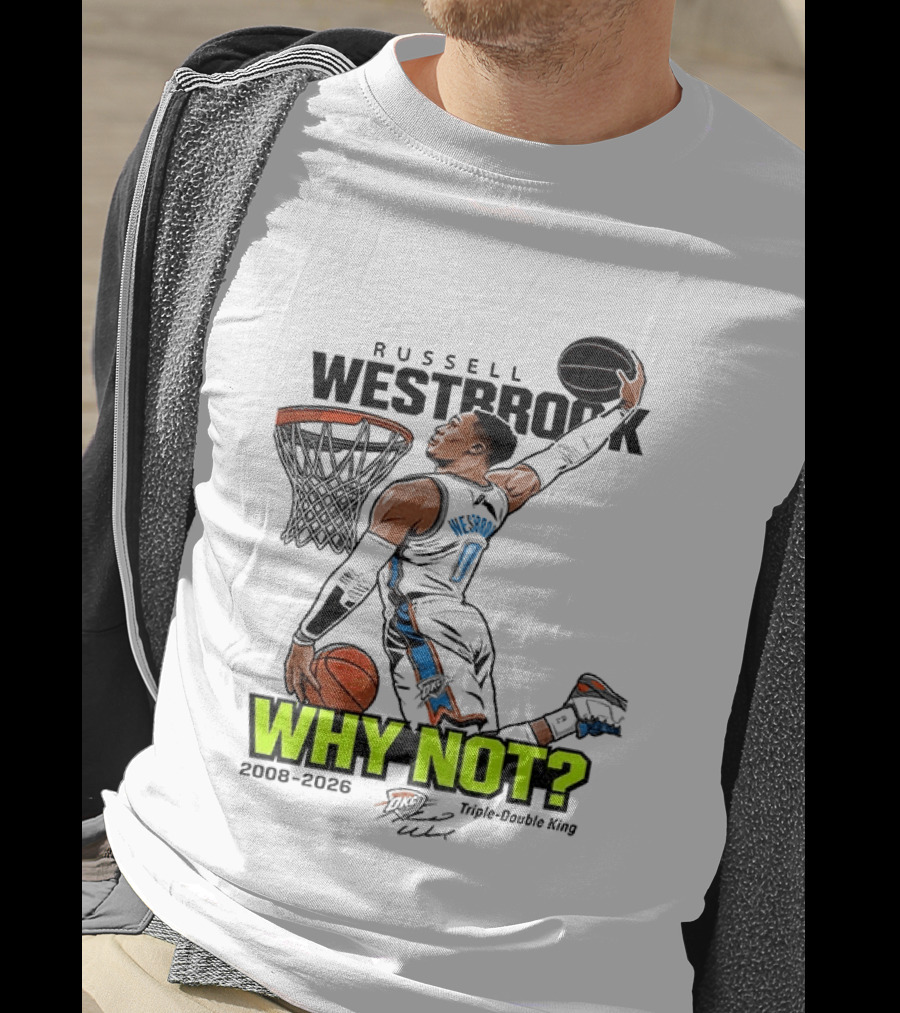Russell Westbrook Why Not Triple Double King 2008 2026 T-Shirt
