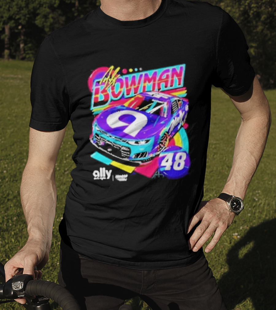 Alex Bowman 48 Ally Hendrick Motorsports Racing Car T-Shirt