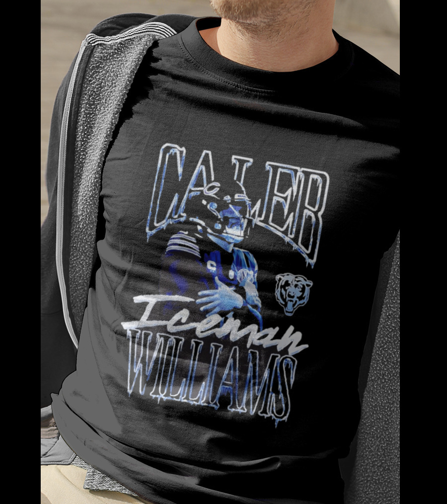 Caleb Williams Iceman Chicago Bears T-Shirt