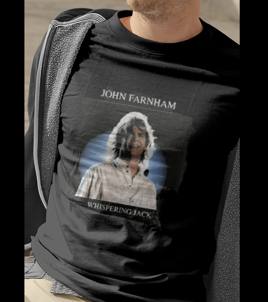 John Farnham Whispering Jack Photo Vintage Album Cover T-Shirt