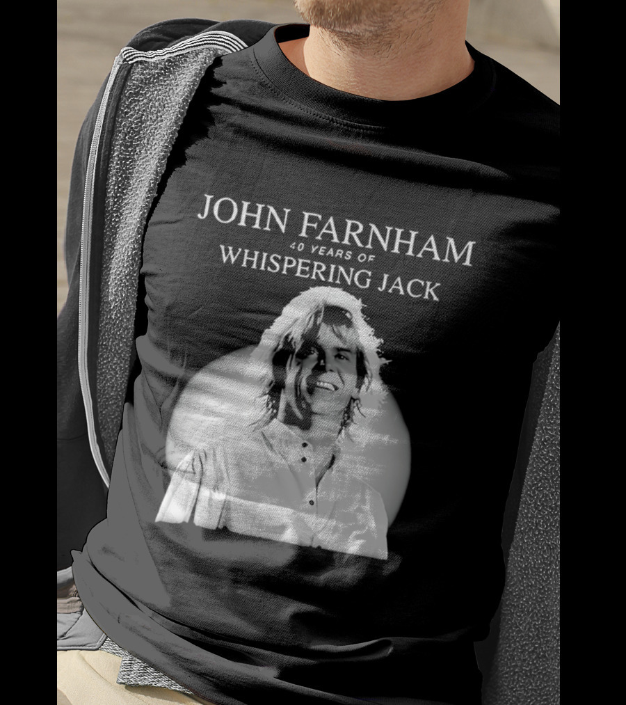 40 Years Of John Farnham Whispering Jack T-Shirt