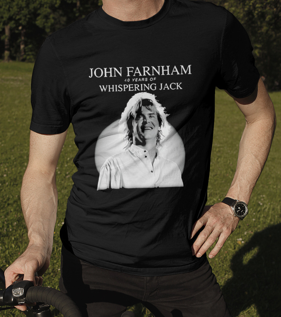 40 Years Of John Farnham Whispering Jack T-Shirt