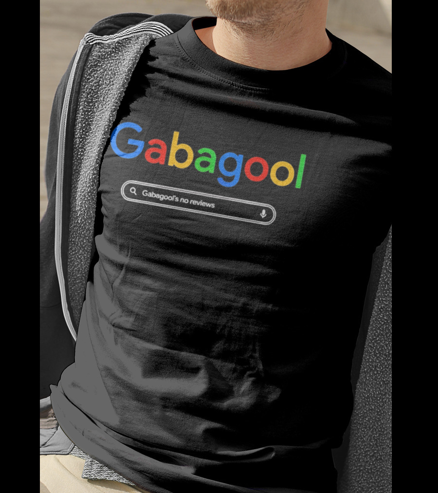 Gabagool Google Parody The Sopranos Gabagool's No Reviews T-Shirt