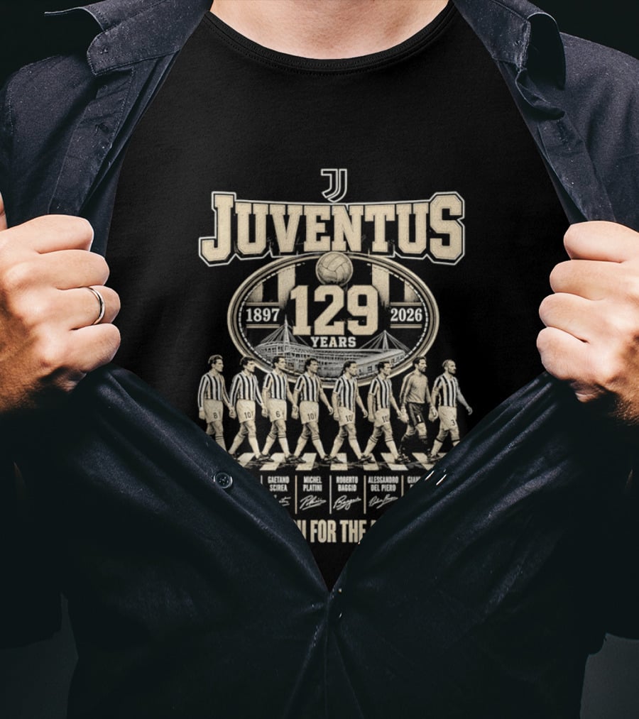 Juventus 129 Years 1897 2026 Thank You For The Memories T-Shirt