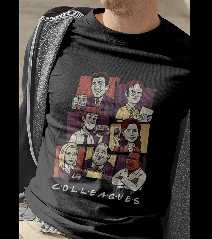 The Office Characters Colleagues Iconic TV Series Merch T-Shirt